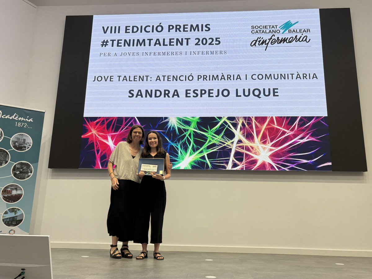 SCBInfermeria (@scbinfermeria) on Twitter photo 🏆 Jove Talent en Atenció Primària i Comunitària:
👏 Sandra Espejo Luque (<a href="/sandraeslu/">Sandra Espejo</a>), referent comunitària a l’EAP Hospitalet Centre.
💬 «El somriure de la Sandra mou la comunitat. Fem comunitària!» 🏆 Jove Talent en Atenció Primària i Comunitària:
👏 Sandra Espejo Luque (<a href="/sandraeslu/">Sandra Espejo</a>), referent comunitària a l’EAP Hospitalet Centre.
💬 «El somriure de la Sandra mou la comunitat. Fem comunitària!»