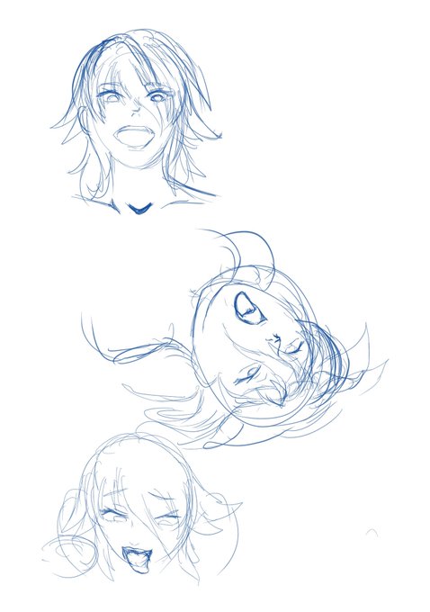 イキイキとした表情も模索中 