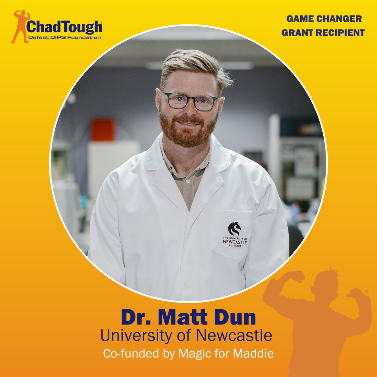 chadtough's tweet photo. Game Changer Grant recipient:
Matt Dun, University of Newcastle
(co-funded by Magic for Maddie)
@MattDun17 https://t.co/b3ABML61QO