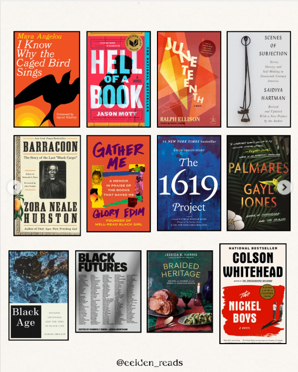 WVUPRESS's tweet image. Happy #Juneteenth
We love this list of Books for Juneteenth by eeiden_reads on Instagram. Full list here 👇
instagram.com/p/DLFIiEOAOvR/…