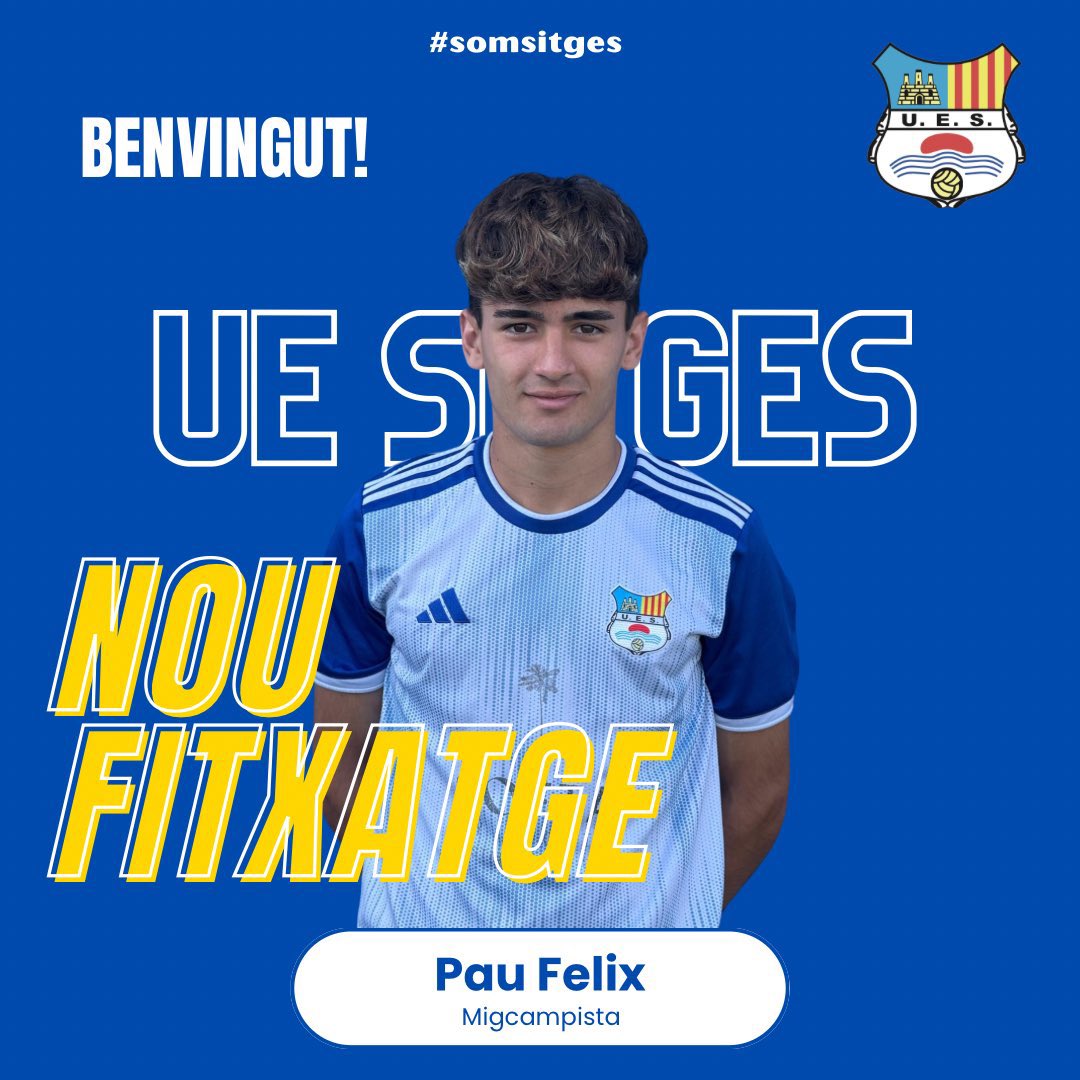 Ràdio Maricel de Sitges (@radiomaricel) on Twitter photo ⚽️✍️Aposta decidida per la joventut. La <a href="/uesitges/">U.E. Sitges</a> incorpora tres nous jugadors amb marcat accent jove: Alberto Pachón (juvenil <a href="/cfbadalonasad/">CF Badalona SAD Oficial</a>), Iker Rosselló (juvenil <a href="/cfblancasub/">CF Blanca Subur</a>) i Pau Fèlix (juvenil <a href="/uecastelldefels/">UE Castelldefels</a>). #1cat #Sitges ⚽️✍️Aposta decidida per la joventut. La <a href="/uesitges/">U.E. Sitges</a> incorpora tres nous jugadors amb marcat accent jove: Alberto Pachón (juvenil <a href="/cfbadalonasad/">CF Badalona SAD Oficial</a>), Iker Rosselló (juvenil <a href="/cfblancasub/">CF Blanca Subur</a>) i Pau Fèlix (juvenil <a href="/uecastelldefels/">UE Castelldefels</a>). #1cat #Sitges