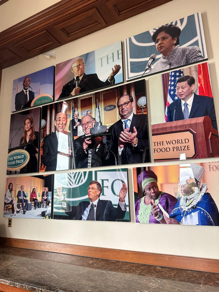 AmbKawar's tweet image. حظيت بفرصة زيارة Hall of Laureates @WorldFoodPrize، الصرح الملهم الذي يخلّد جهود روّاد الأمن الغذائي حول العالم. كما تشرفت بلقاء السيدة مشعل حسين، المديرة التنفيذية للعمليات، حيث ناقشنا سبل التعاون بين الأردن والمؤسسة في مجال الأمن الغذائي. 🇺🇸🇯🇴 #الأمن_الغذائي