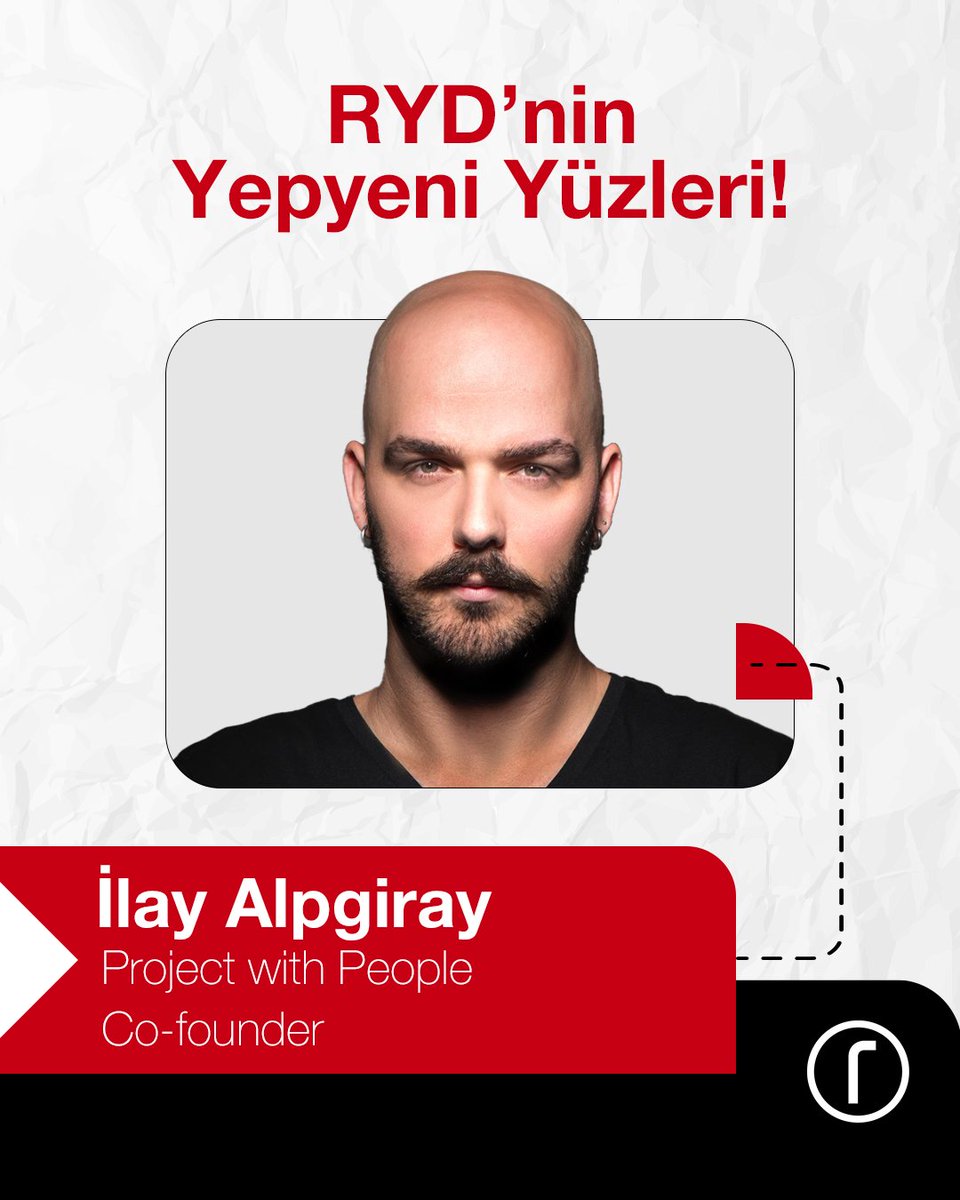 📢 RYD’nin yepyeni yüzleriyle tanışın!

💬 Co-founder olarak Project with People çatısı altında çalışan İlay Alpgiray,
aramıza katıldı!

🔗 Üyelik için link bio’da!

#RYD