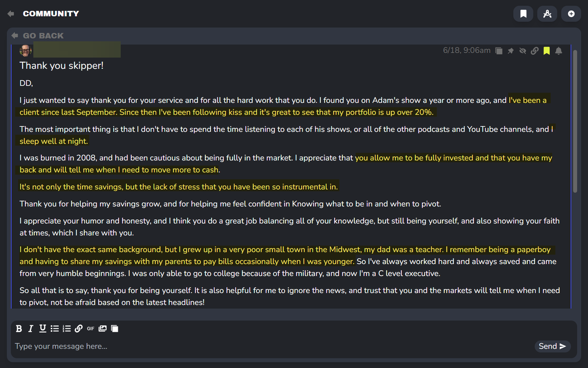Young founders, it's important to remind yourself WHY you get out of bed to build your company each day. This is my WHY:
