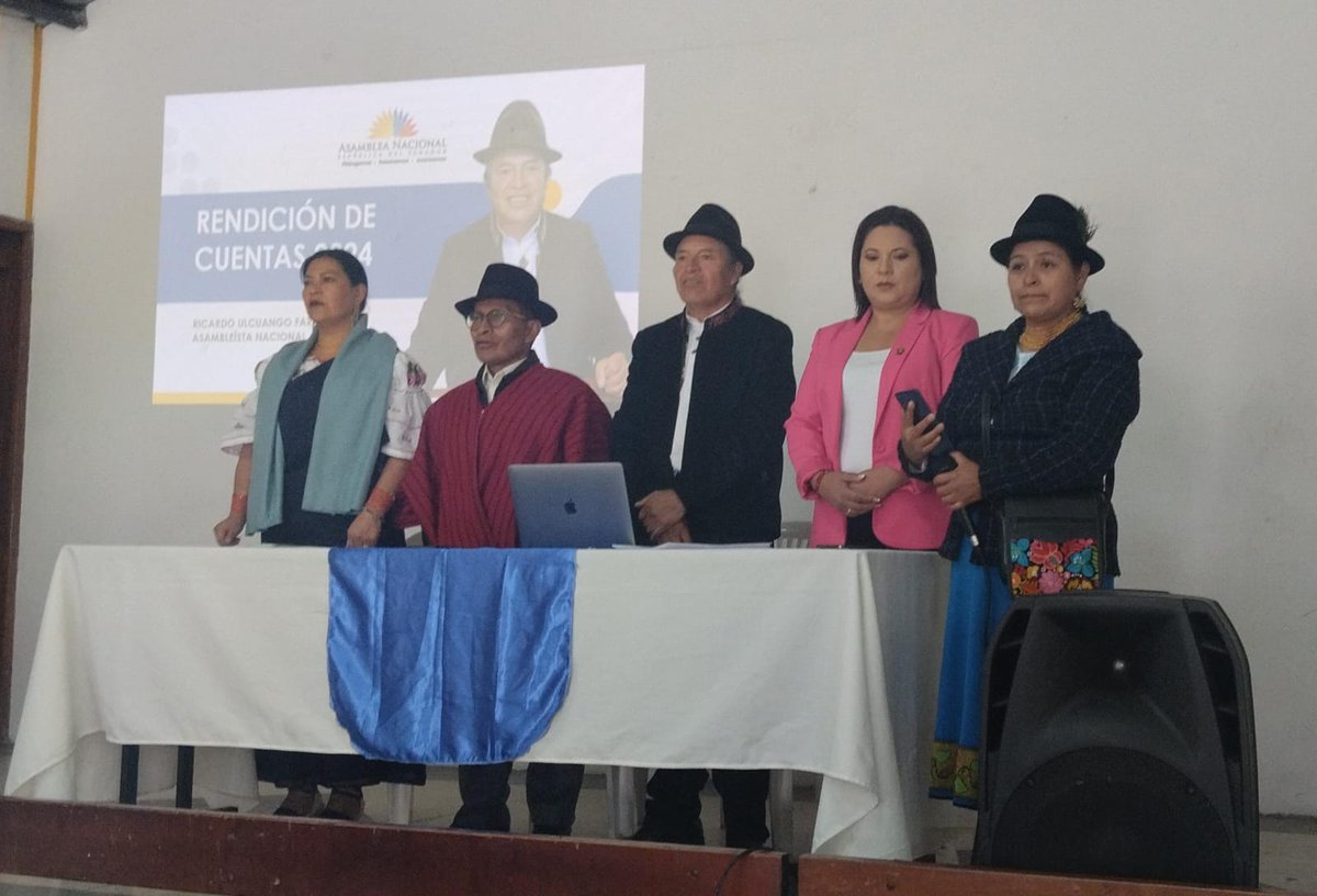 Acompañamos al compañero Ricardo Ulcuango   en su rendición de cuentas, donde compartió sus acciones legislativas como  muestra de transparencia y compromiso con la democracia.