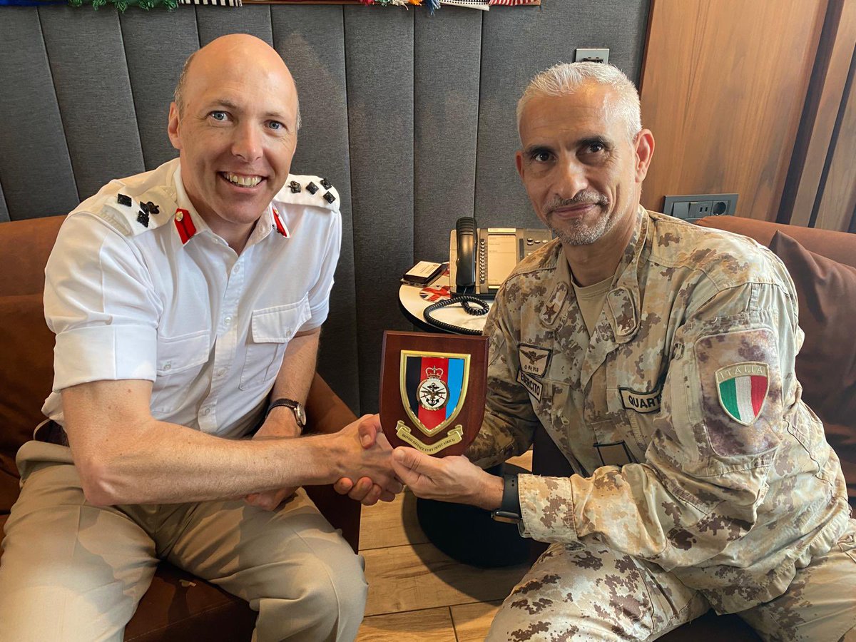 A privilege to meet General Quartuccio, Commander of the Italian Bilateral Mission with Niger, and to learn of their impressive cooperation programme.