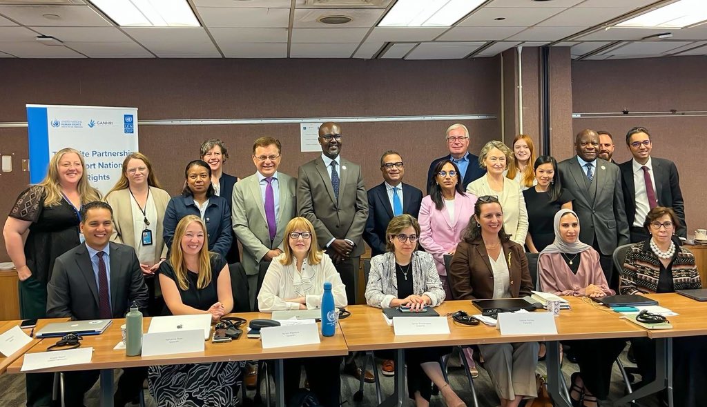 National human rights institutions #NHRIs play a vital role in ensuring #HumanRights.

<a href="/UNDP/">UN Development</a> hosted the review meeting of our Tripartite Partnership w/ <a href="/UNHumanRights/">UN Human Rights</a> &amp; <a href="/Ganhri1/">GANHRI</a> to strengthen #NHRIs, supported by <a href="/noradno/">Norad</a> 🇳🇴.

Read more about the p'ship: go.undp.org/UuY