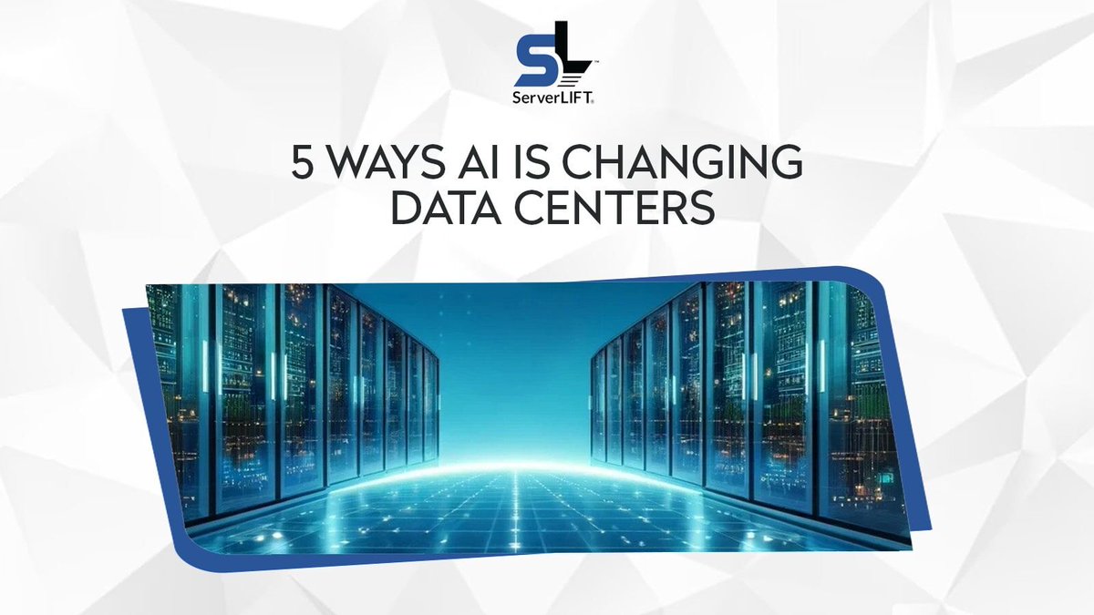 ServerLIFT's tweet image. AI has exploded, and that means data centers are facing unprecedented demand for powerful, low-latency AI services. Here are a few ways data centers are changing to accommodate the boom. 

bit.ly/4kfPC4d 

#DataCentersAI #AI #HowAreDataCentersAdaptingToAI