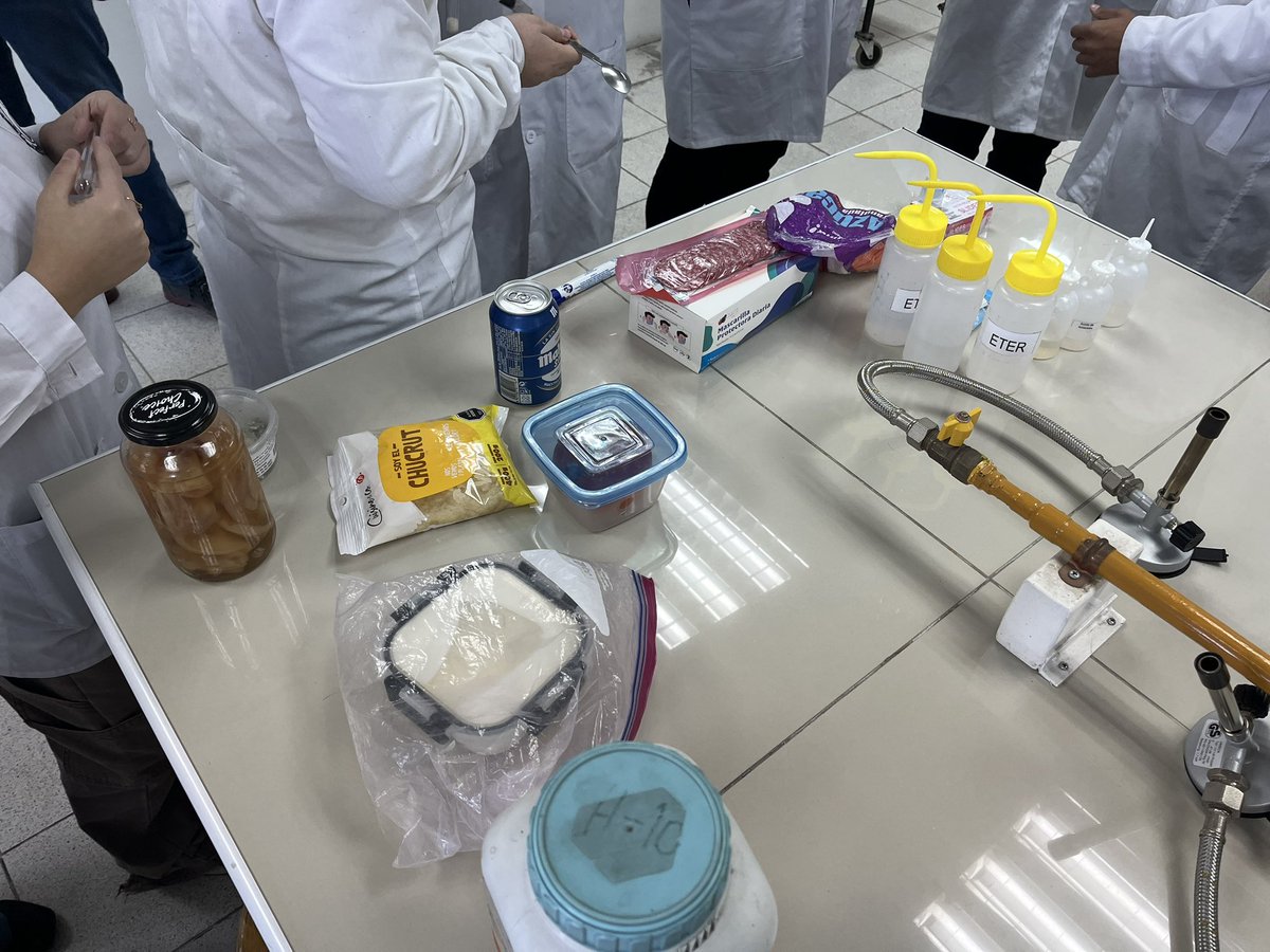 bioBlogia's tweet image. Último trabajo práctico de microbiología para la pedagogía.
Observando y fermentando microorganismos en los alimentos.
#Kefir #Scoby #Kombucha #Salame #Cerveza #Quesos
@CienciasUChile