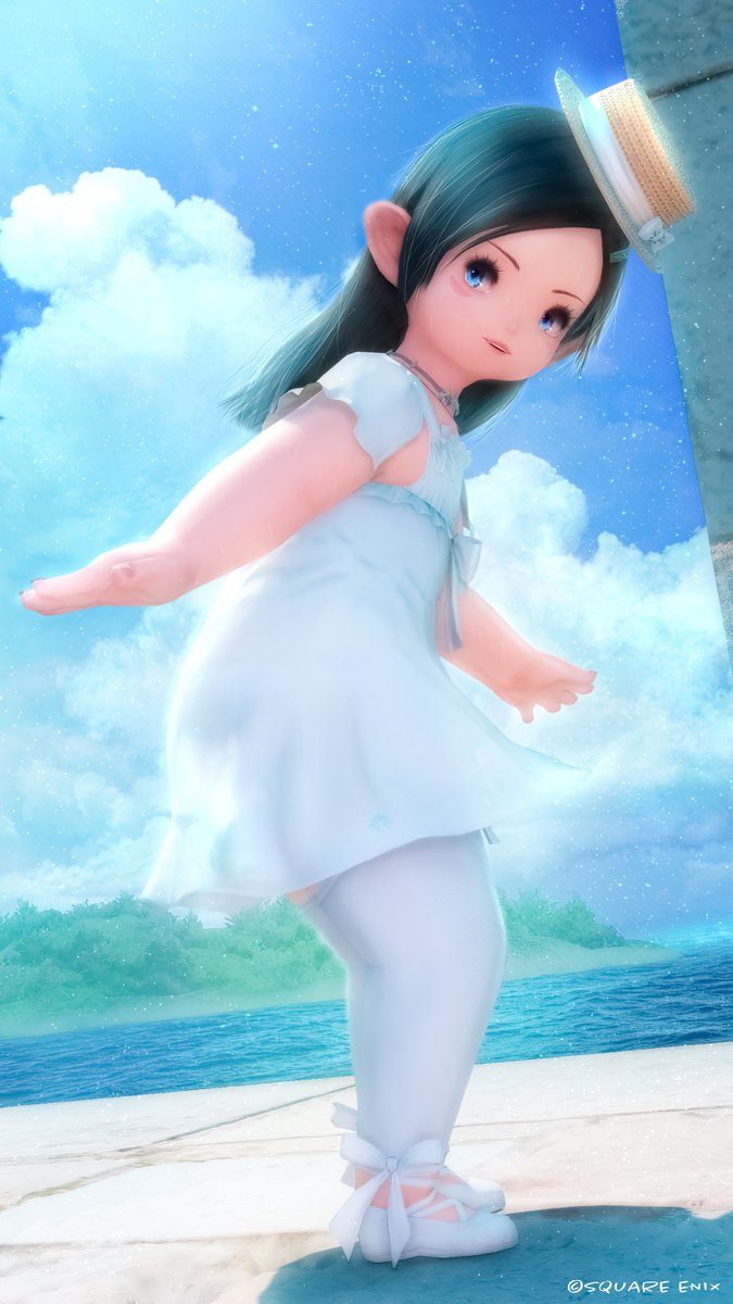 －夏の気配☀️
#FF14 #ララフェル #lalafell