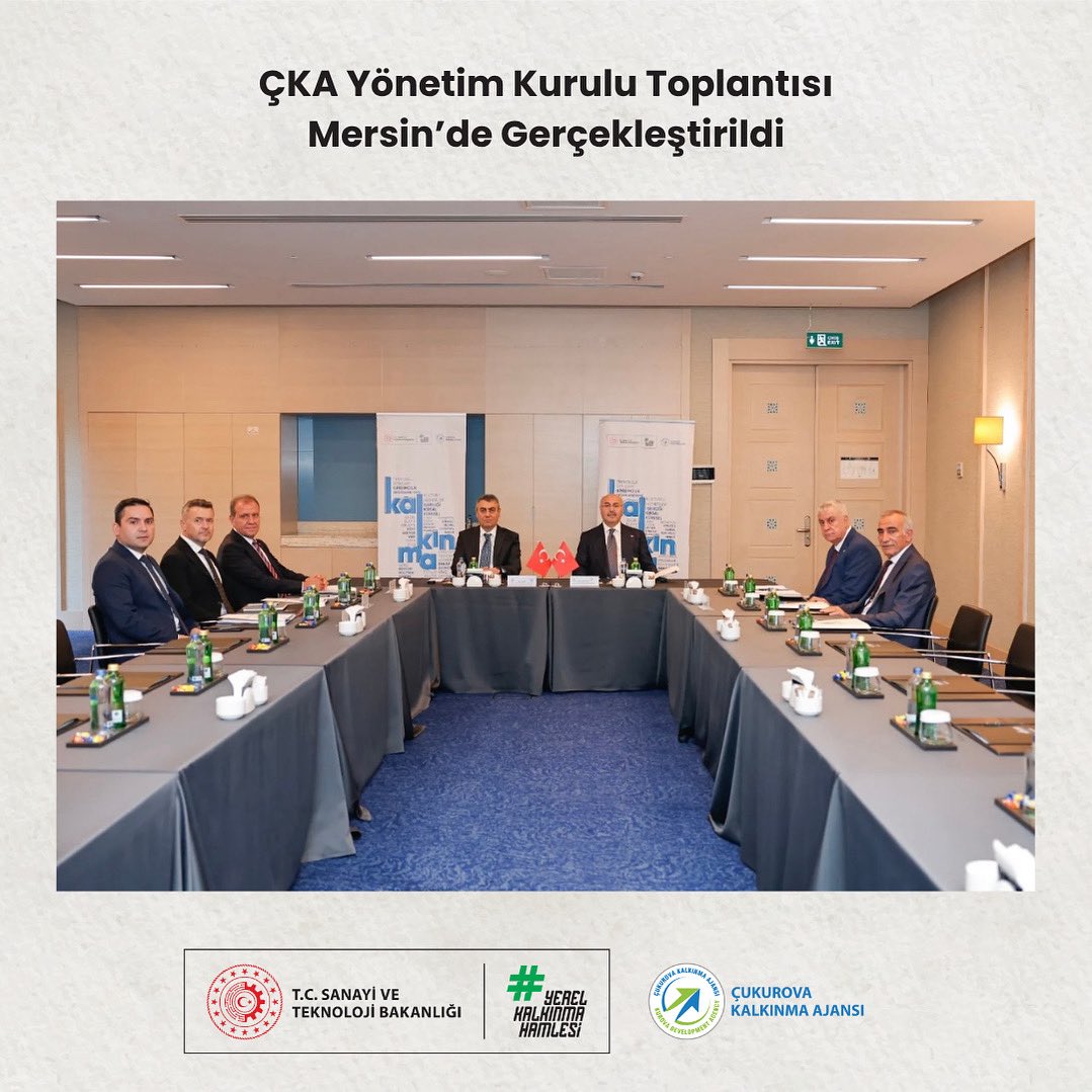 ÇKA Yönetim Kurulu Toplantısı Mersin’de  gerçekleştirildi.

Toplantıda, yeni yatırım teşvik sistemi, yerel kalkınma hamlesi yatırım konuları, Çukurova Bölgesi yatırım alanları  hakkında bilgilendirme yapıldı. Ajansın Sürdürülebilir Büyüme ve Yeşil Dönüşüm Hızlandırıcı Hibe