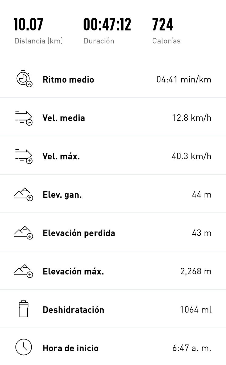 Julio Lucas (@juliobikerun555) on Twitter photo Hoy el entrene le ganó a mis ganas de mimir 😴 (como amaneció se antojaba seguir durmiendo 🥱) y arre!! a transformarme y salir a darle 🏃💨... salieron #10K a pasito tranki 👍. <a href="/CorroAMiPaso/">Corro A Mi Paso 🇲🇽</a> <a href="/CanalRunning/">Running Shorts</a> <a href="/MeEncantaCorrer/">Me Encanta Correr</a> #YoElegiCorrer <a href="/SumandoKMx/">Deportistas Sumando Km</a> <a href="/ManicomioRunner/">Manicomio Runner \m/ 🤪 \m/</a> <a href="/Aca_Runners/">ProyectoAcáEntreRunners</a> Hoy el entrene le ganó a mis ganas de mimir 😴 (como amaneció se antojaba seguir durmiendo 🥱) y arre!! a transformarme y salir a darle 🏃💨... salieron #10K a pasito tranki 👍. <a href="/CorroAMiPaso/">Corro A Mi Paso 🇲🇽</a> <a href="/CanalRunning/">Running Shorts</a> <a href="/MeEncantaCorrer/">Me Encanta Correr</a> #YoElegiCorrer <a href="/SumandoKMx/">Deportistas Sumando Km</a> <a href="/ManicomioRunner/">Manicomio Runner \m/ 🤪 \m/</a> <a href="/Aca_Runners/">ProyectoAcáEntreRunners</a>