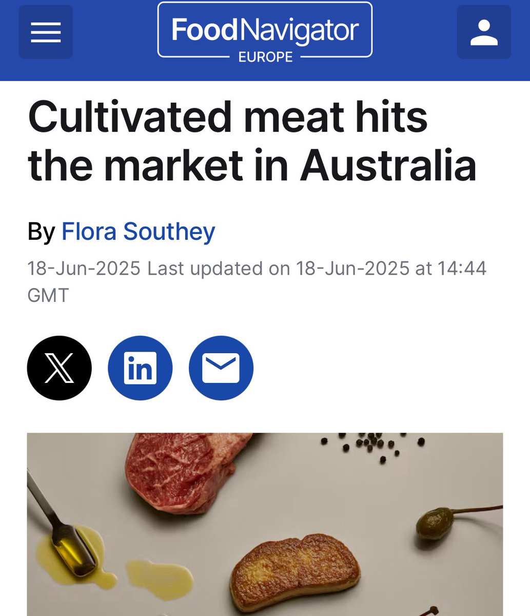 G’day to modern gourmet! 

Australia okays its first cultivated meat—quail foie gras by Vow.