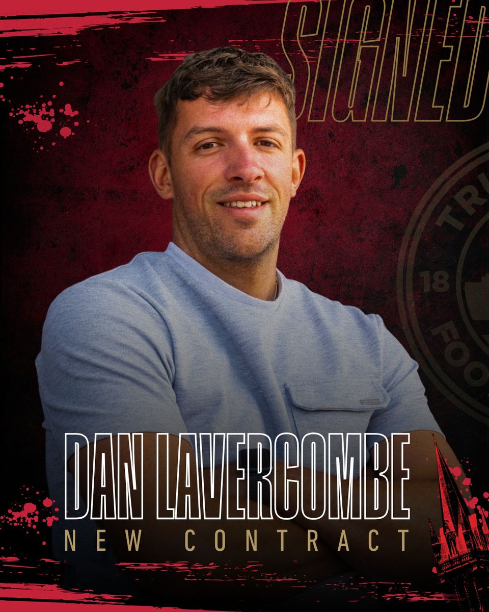 ✍️ Truro City is delighted to announce that Dan Lavercombe has signed a new contract with the club. 

🔗 Read: tinyurl.com/499vutdx

❤️🖤 #WeAreTheCity