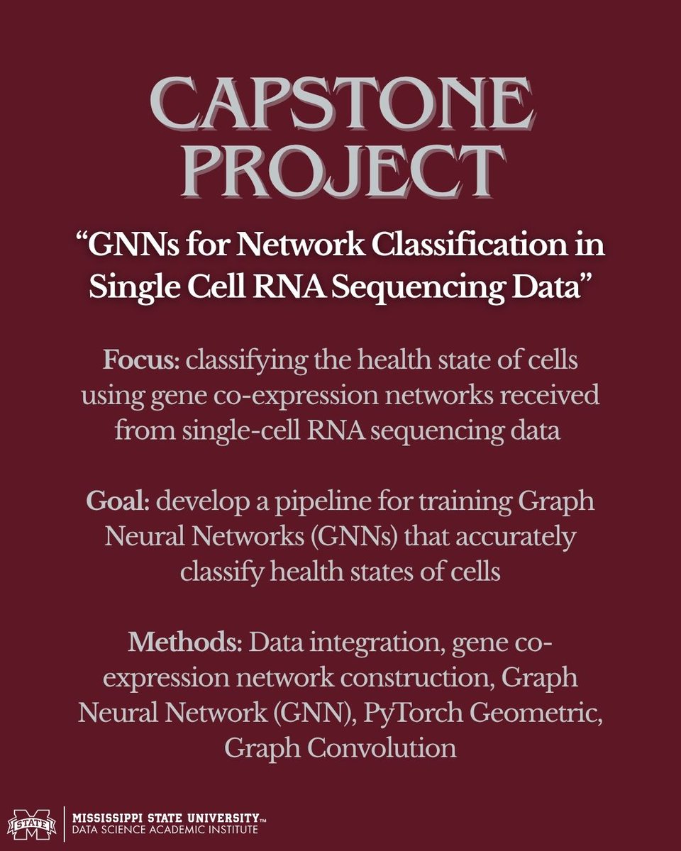 MsStateDataSci's tweet image. Please help us in congratulating another one of our Spring 25 Data Science Graduates, Reid Sewell!