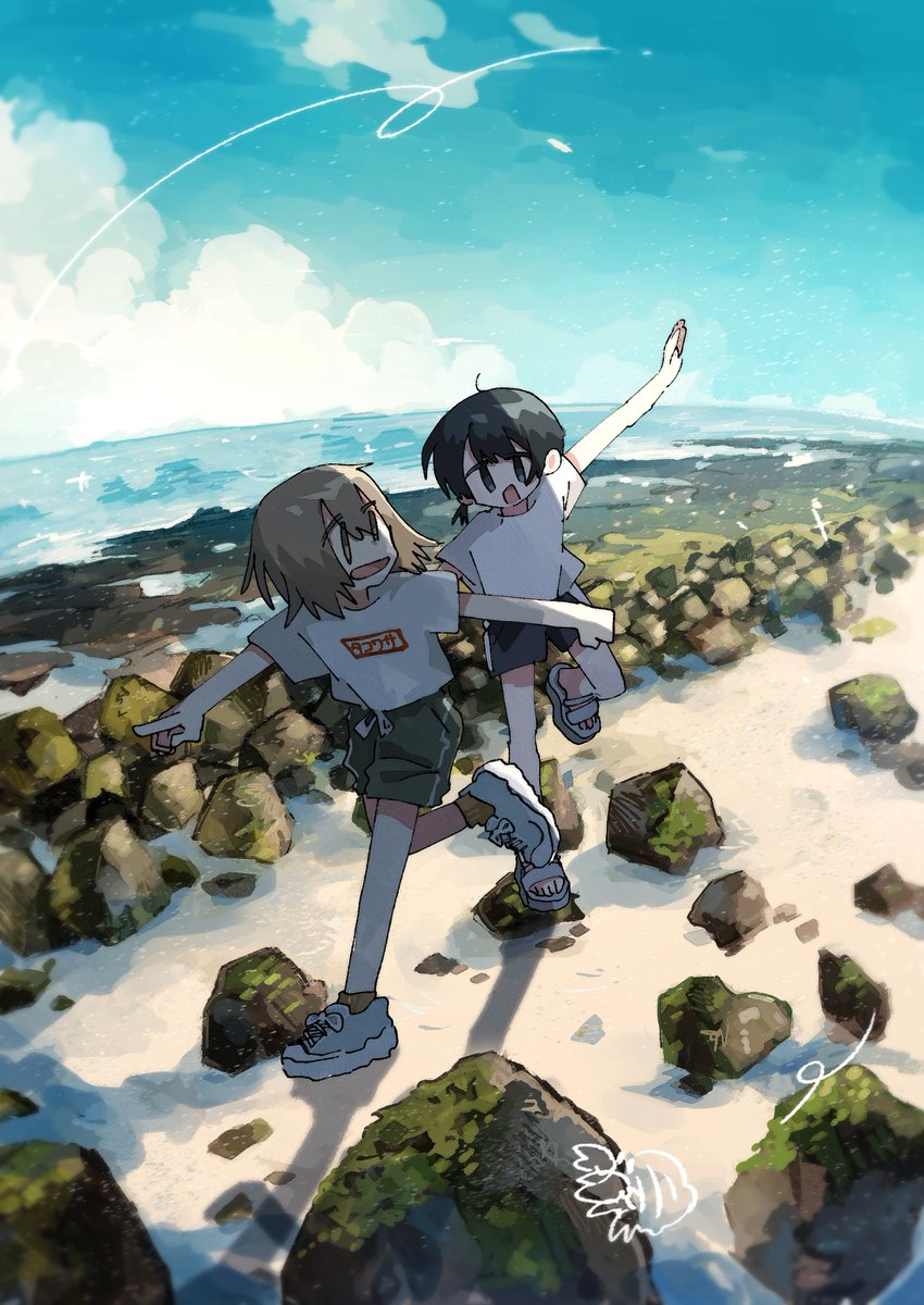 先月描いた絵のまとめ。(夏の始まりっぽい)」|津島ソラ🌸の