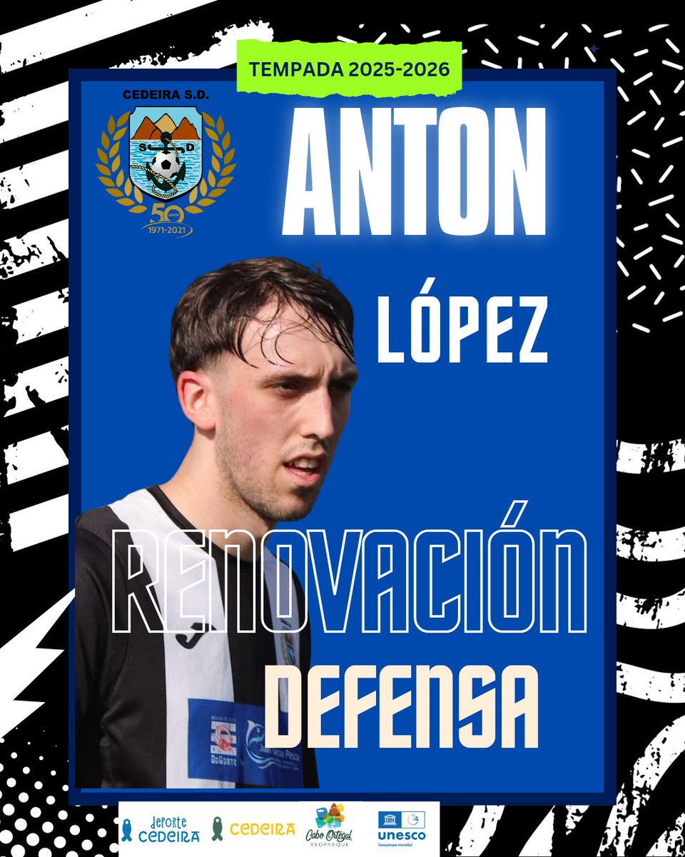 RENOVACIÓNS
TEMPADA 25/26🖤🤍⚽️👏

Continuamos con máis renovacións e continuan con nós unha tempada máis David Piñón-Borja Pérez e Antón López
😉😉😉

MOITA SORTE RAPACES🥰👏⚽️🍀