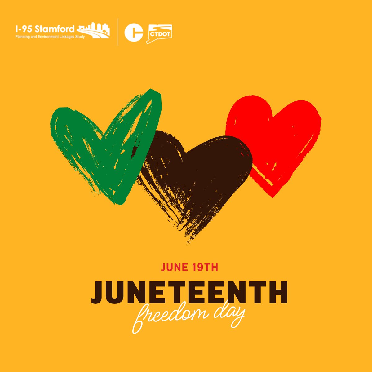 Happy Juneteenth! Celebrating freedom, resilience, and the power of unity this Juneteenth. #Juneteenth #I95Stamford

¡Feliz Día de Junio! Celebrando la libertad, la resiliencia y el poder de la unidad este Juneteenth. #Juneteenth #I95Stamford