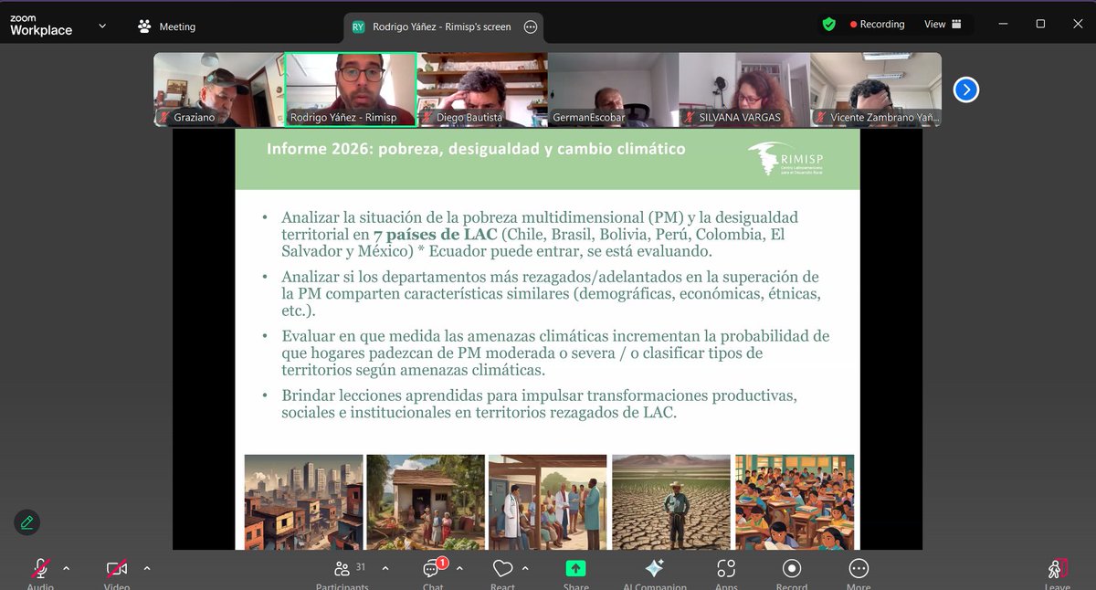 🧩El Consejo Internacional complementó las presentaciones con comentarios y reflexiones clave.
📝Al finalizar la jornada, se dialogó sobre el Proyecto Rimisp Regional, la relación entre oficinas y el camino hacia una nueva gobernanza.
📆 La reunión continuará mañana, 21 de junio