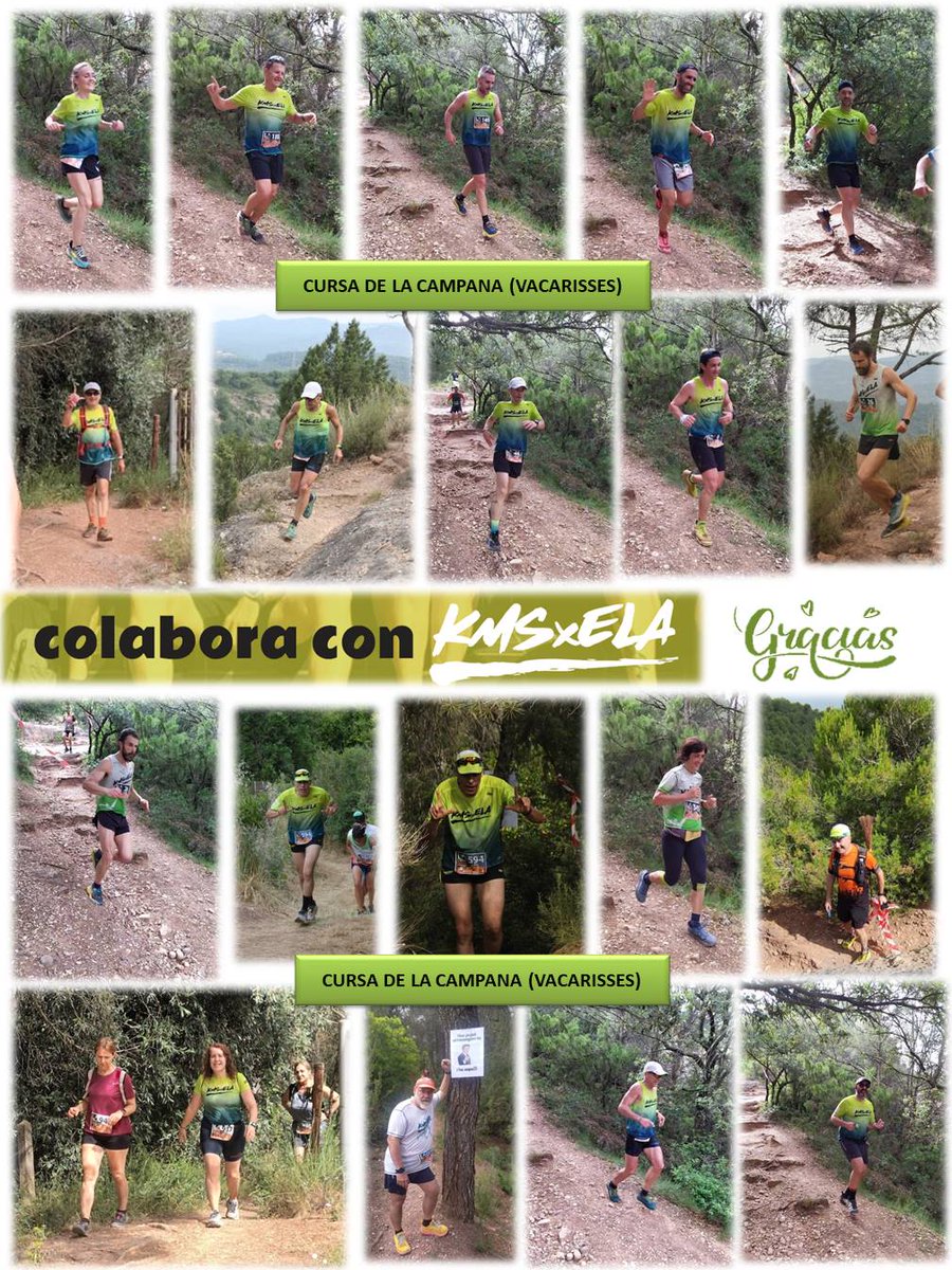 KMSxELA (@kmsxela) on Twitter photo Con retraso, pero se nos han juntado muchas cosas estas semanas.
Aquí tenéis todas la fotos que habéis colgado esta semana.
Hemos conseguido aumentar el contador en 3.072 €€€ recaudados (2.325€ Concierto y 747€ <a href="/CursaCampana/">Cursa de la Campana.</a> Con retraso, pero se nos han juntado muchas cosas estas semanas.
Aquí tenéis todas la fotos que habéis colgado esta semana.
Hemos conseguido aumentar el contador en 3.072 €€€ recaudados (2.325€ Concierto y 747€ <a href="/CursaCampana/">Cursa de la Campana.</a>