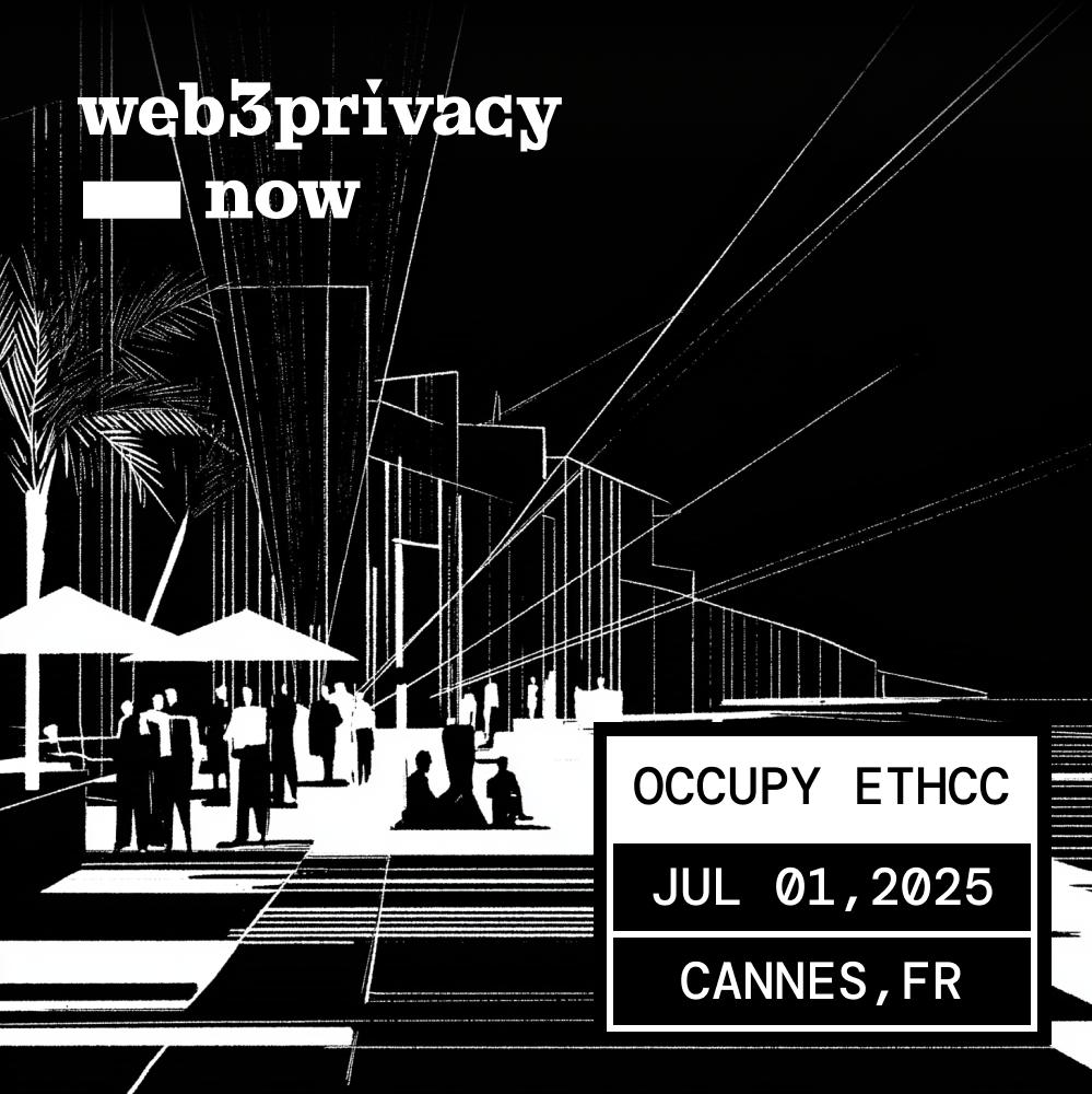 Web3Privacy Now (@web3privacy) on Twitter photo Ok, we are going to <a href="/EthCC/">EthCC - Ethereum Community Conference</a>, but with our Occupy format.
We reject hyper-capiralist posh culture in times of authoritarian politics, wars and massive inequality.
"Occupy format" - when we gather in a public space with no posh cocktails and expensive catering. We invite people to Ok, we are going to <a href="/EthCC/">EthCC - Ethereum Community Conference</a>, but with our Occupy format.
We reject hyper-capiralist posh culture in times of authoritarian politics, wars and massive inequality.
"Occupy format" - when we gather in a public space with no posh cocktails and expensive catering. We invite people to