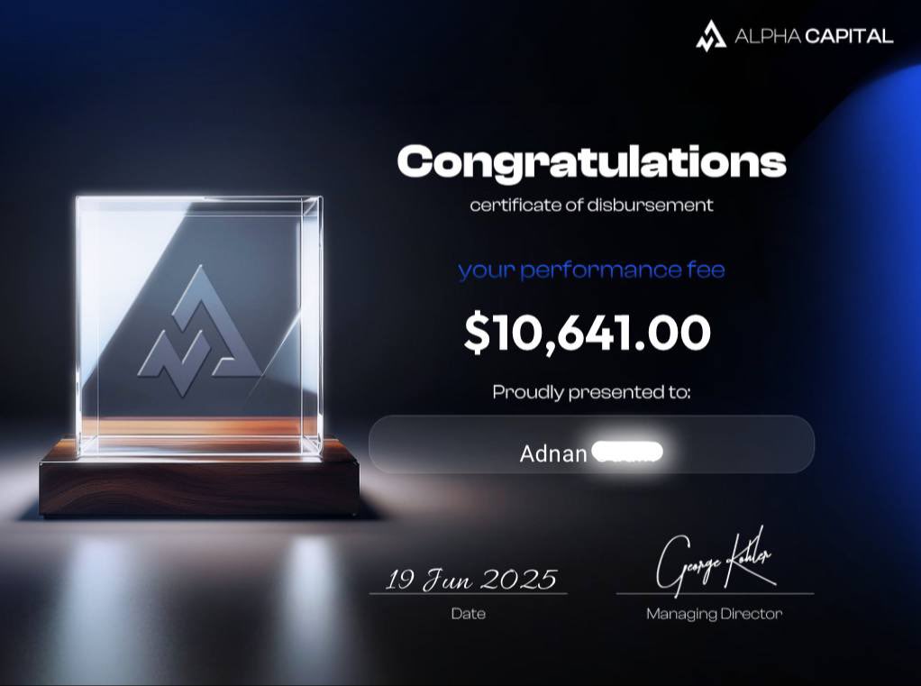 Another $10,600 payout secured with <a href="/AlphaCapitalUK/">Alpha Capital Group</a> 

Solid service yet again 🤝

Consistency 🔑