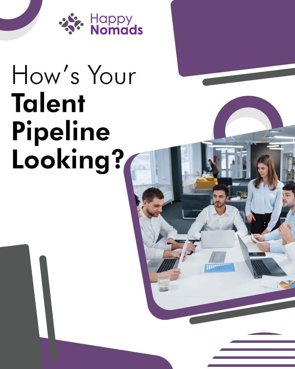 HappyNomads_US's tweet image. &quot;How’s Your Talent Pipeline Looking?&quot;
Waiting to recruit until you’re in a pinch? That’s risky.
We help you build proactive talent pipelines so you’re ready before the need arises.
#ProactiveRecruiting #TalentPipeline #HappyNomads
