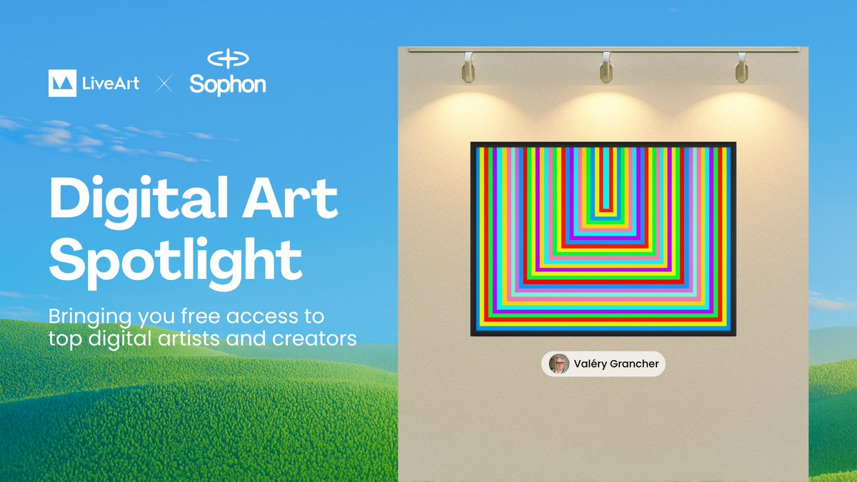 LiveArt's Digital Art Spotlight is launching on @sophon on June 26 at 2PM GMT

We’re bringing free weekly drops from top digital artists to the Sophon ecosystem—supporting incredible creators and giving you access to world-class art at no cost

✅ Collect incredible digital art