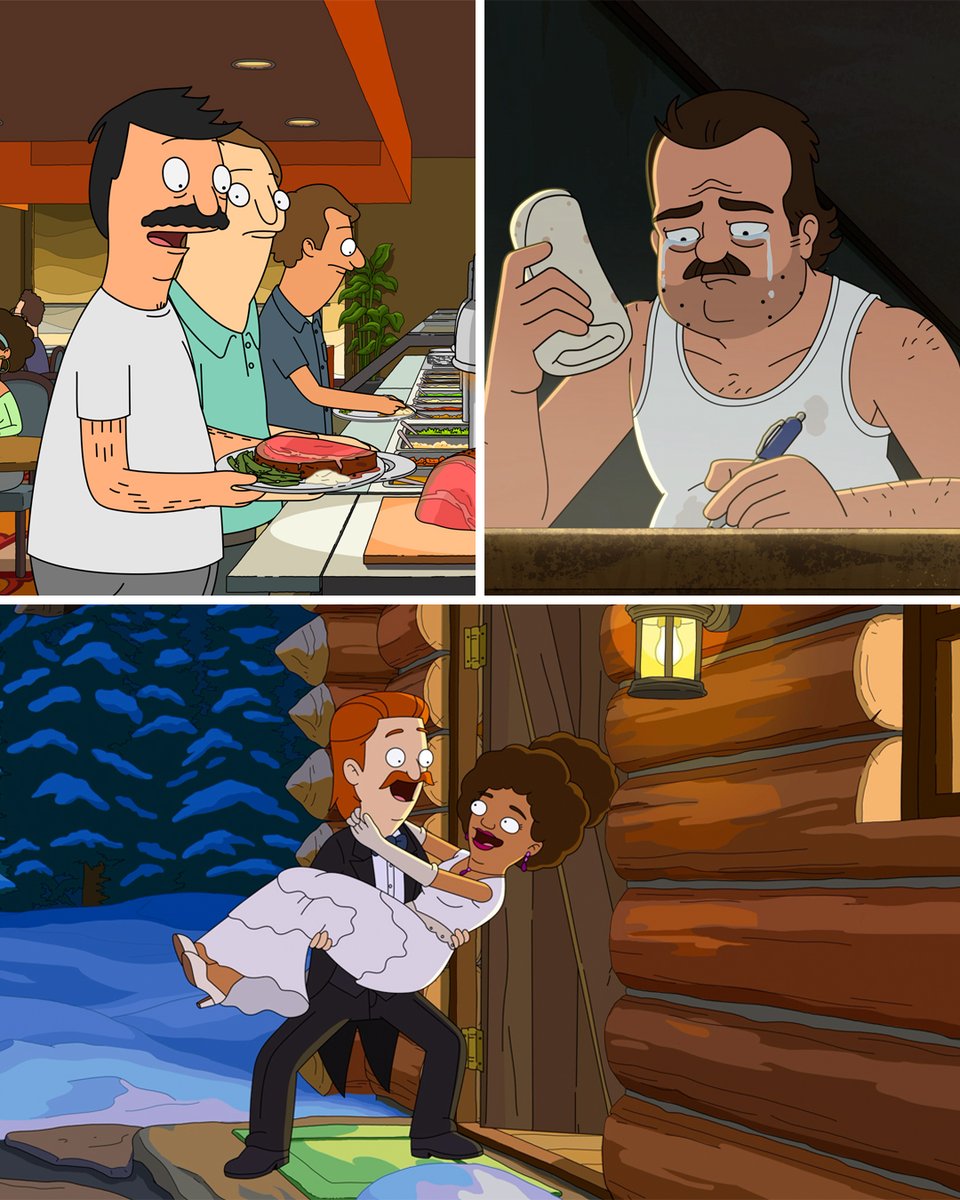 need an after-dinner treat?

new #bobsburger, #grimsburg, and 2️⃣ new episodes #thegreatnorth drop tonight at 8/7c on #FOX, and tomorrow on <a href="/hulu/">Hulu</a> 💯