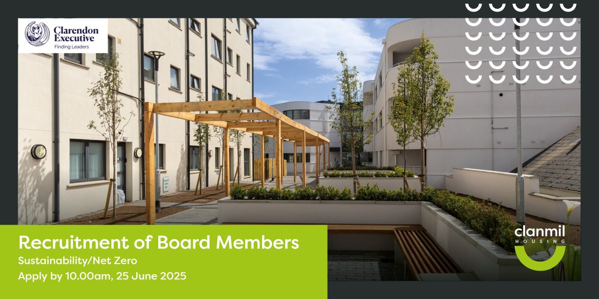 Join our Board and help us make a real difference by providing homes for people to live well.  Find out more:  
clarendonexecutive.com/careers/board-…