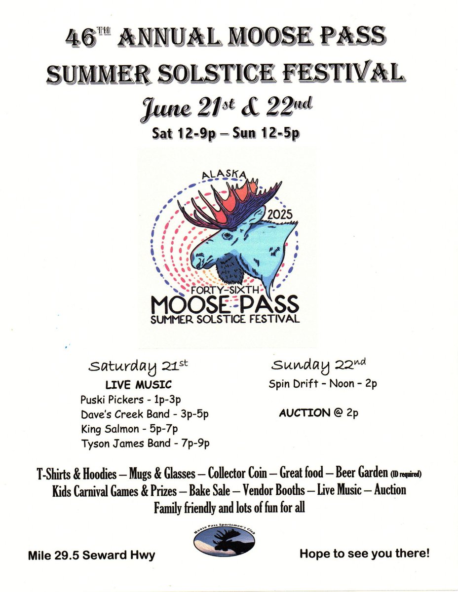 repealnowak's tweet image. 🫎Moose Pass ALASKA! Sign the petition to #RepealRankedChoiceVoting at the MP Summer Solstice Festival! Come find us in the caramel popcorn booth!🍿Sat 6/21 from noon to 9pm, Sun 6/22 from noon to 5pm. It&apos;s time to #StopRCV in AK!