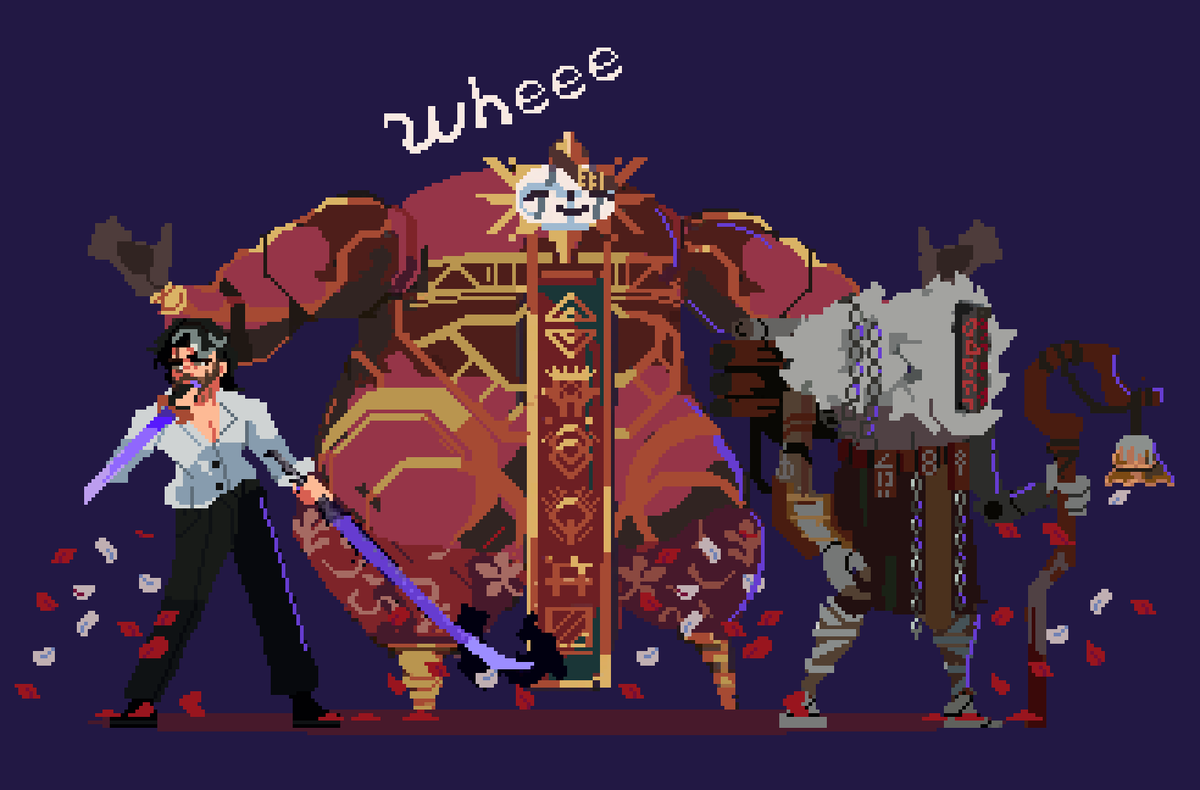 juna_ros's tweet image. The first time I make contact with Monoco and Esquie, I understand the game will be special #pixelart #Expedition33