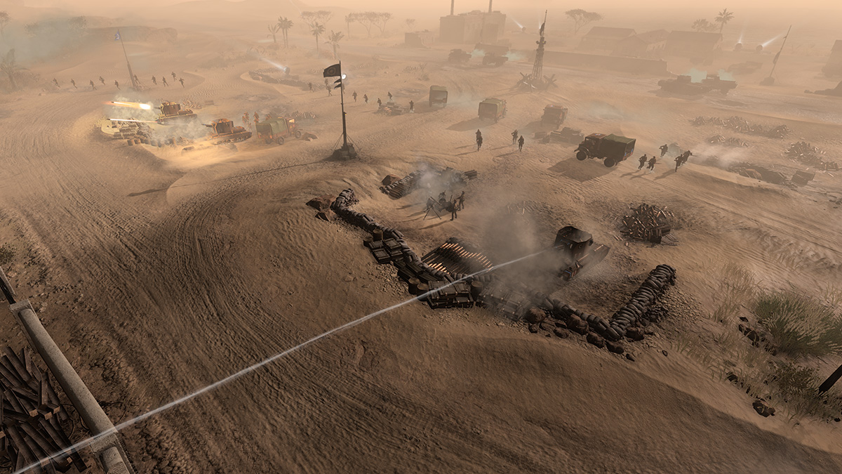 🗺️The battle of El Alamein was the turning point of the war in North Africa.🦂Coming to the Opal Scorpion update as a 2vs2 map centered around this infamous railstop, you’ll be hard-pressed to secure the surrounding territory in the open desert.