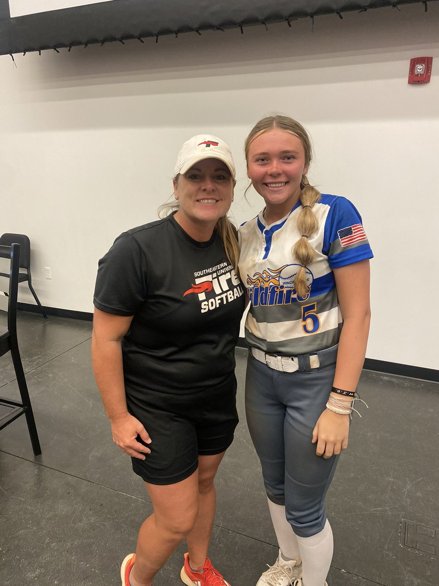 Alayna Goodwin (@a_goodwin2028) on Twitter photo This week I have attended the nike softball camp <a href="/SEUFireSoftball/">SoutheasternSoftball</a>. I want to thank <a href="/SEU_CoachWatknz/">Kayla Watkins</a> and all the girls that helped with the camp. I had lot of fun learning and growing. <a href="/WildfireOBrien1/">Windermere Wildfire O’Brien</a> This week I have attended the nike softball camp <a href="/SEUFireSoftball/">SoutheasternSoftball</a>. I want to thank <a href="/SEU_CoachWatknz/">Kayla Watkins</a> and all the girls that helped with the camp. I had lot of fun learning and growing. <a href="/WildfireOBrien1/">Windermere Wildfire O’Brien</a>