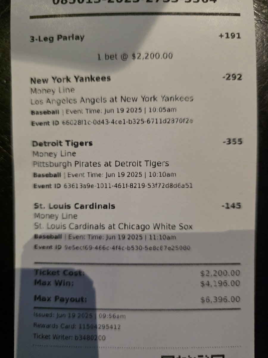 FREE 3 TEAM PARLAY 

RT this 
Reply with HASHTAGS #GG33 
#numerology 
for another parlay today