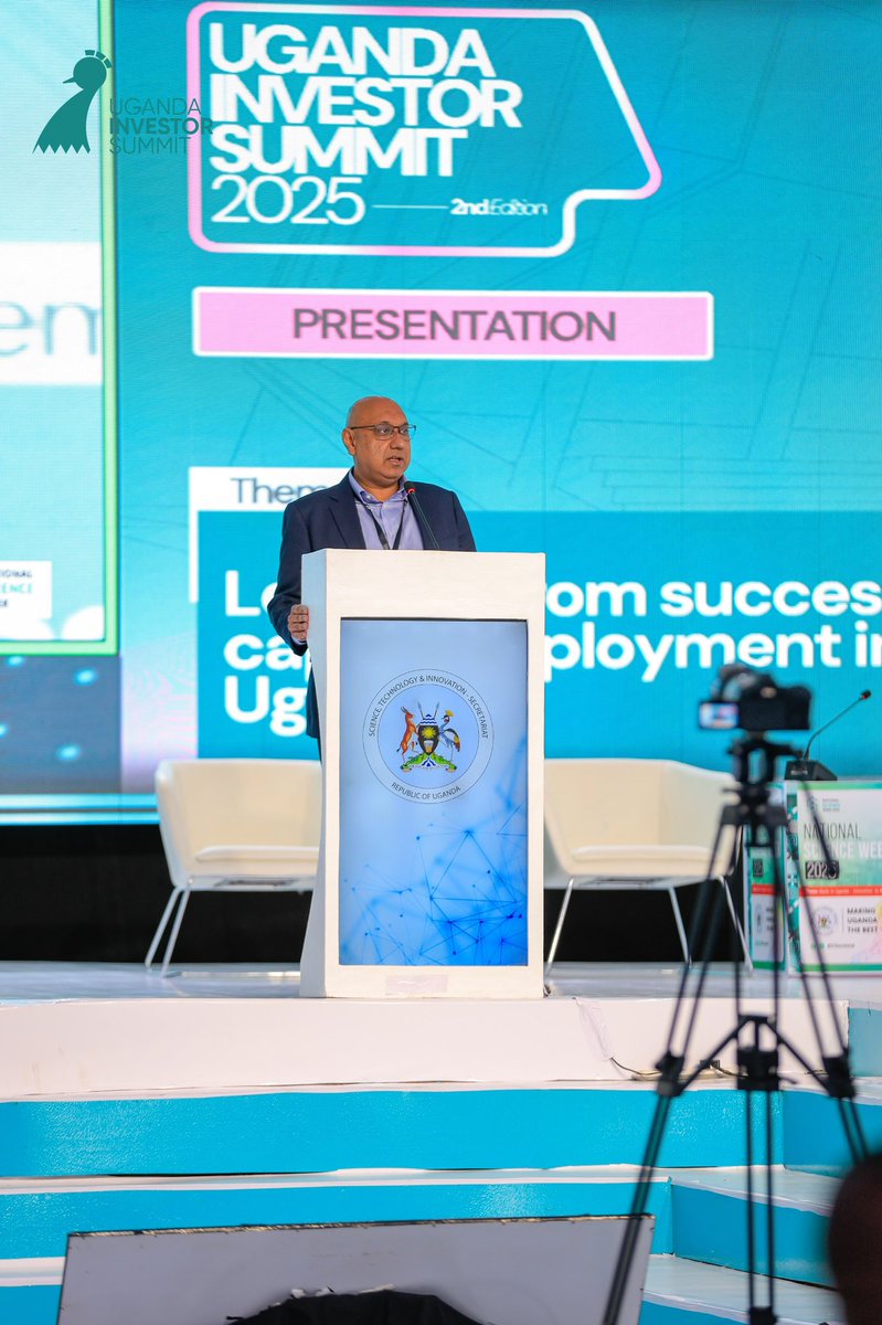 Mr. Mahen Govinda from Ciel
Finance delivered a powerful presentation on "Lessons from Successful Capital Deployment into Uganda.”

He shared real-world insights, practical strategies, and key takeaways on how to navigate the local investment landscape and scale impact.

#UIS25