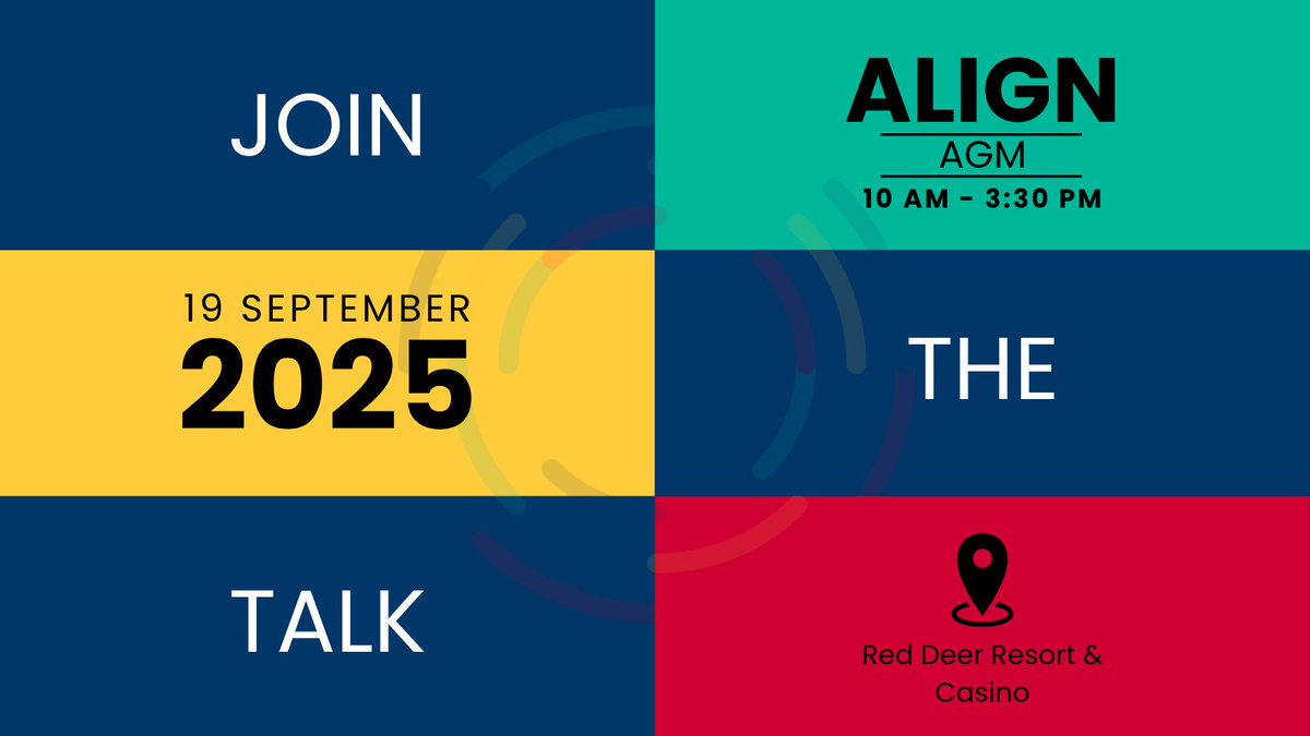 ALIGN (@alignalberta) on Twitter photo ๐ฅ๐ฒ๐ด๐ถ๐๐๐ฒ๐ฟ ๐๐ผ๐ฑ๐ฎ๐! Join us for our ๐๐ป๐ป๐๐ฎ๐น ๐๐ฒ๐ป๐ฒ๐ฟ๐ฎ๐น ๐ ๐ฒ๐ฒ๐๐ถ๐ป๐ด on ๐ฆ๐ฒ๐ฝ๐๐ฒ๐บ๐ฏ๐ฒ๐ฟ ๐ญ๐ต at the Red Deer Resort & Casino. Don't miss out on this important event! buff.ly/N9GIpUU
๐10:00 am to 3:30 pm๐ฒ131.25 ๐Red Deer
#ALIGNAB #AGM #RedDeer ๐ฅ๐ฒ๐ด๐ถ๐๐๐ฒ๐ฟ ๐๐ผ๐ฑ๐ฎ๐! Join us for our ๐๐ป๐ป๐๐ฎ๐น ๐๐ฒ๐ป๐ฒ๐ฟ๐ฎ๐น ๐ ๐ฒ๐ฒ๐๐ถ๐ป๐ด on ๐ฆ๐ฒ๐ฝ๐๐ฒ๐บ๐ฏ๐ฒ๐ฟ ๐ญ๐ต at the Red Deer Resort & Casino. Don't miss out on this important event! buff.ly/N9GIpUU
๐10:00 am to 3:30 pm๐ฒ131.25 ๐Red Deer
#ALIGNAB #AGM #RedDeer