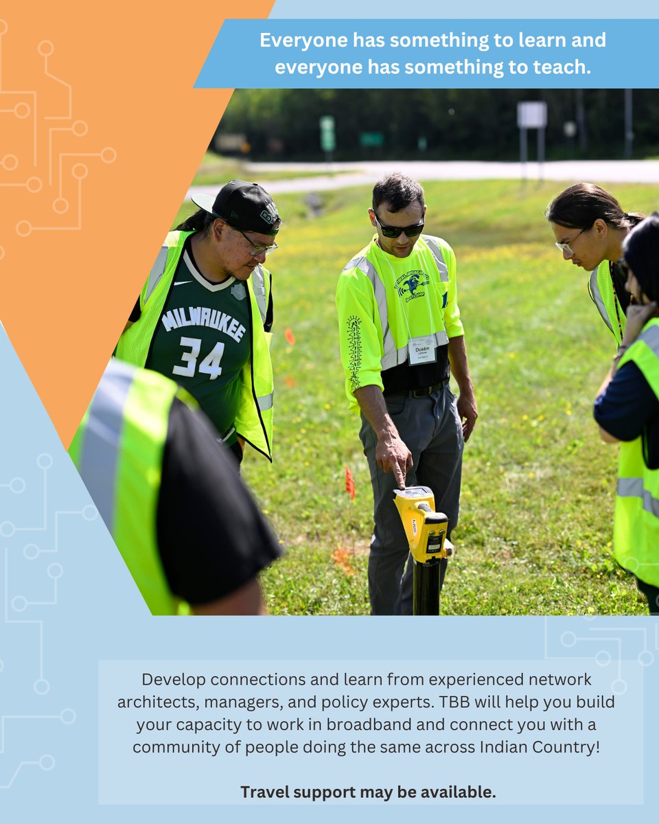 Building Stronger Communities Through Technology 🌐

We are excited to support the 2nd annual Michigan Tribal Broadband Bootcamp!

📅 August 18-21, 2025
📍 Sault Ste. Marie, MI
🏛️ Hosted by the Sault Tribe

Learn more here: tribalbroadbandbootcamp.org

#TribalBroadband #MeritNetwork