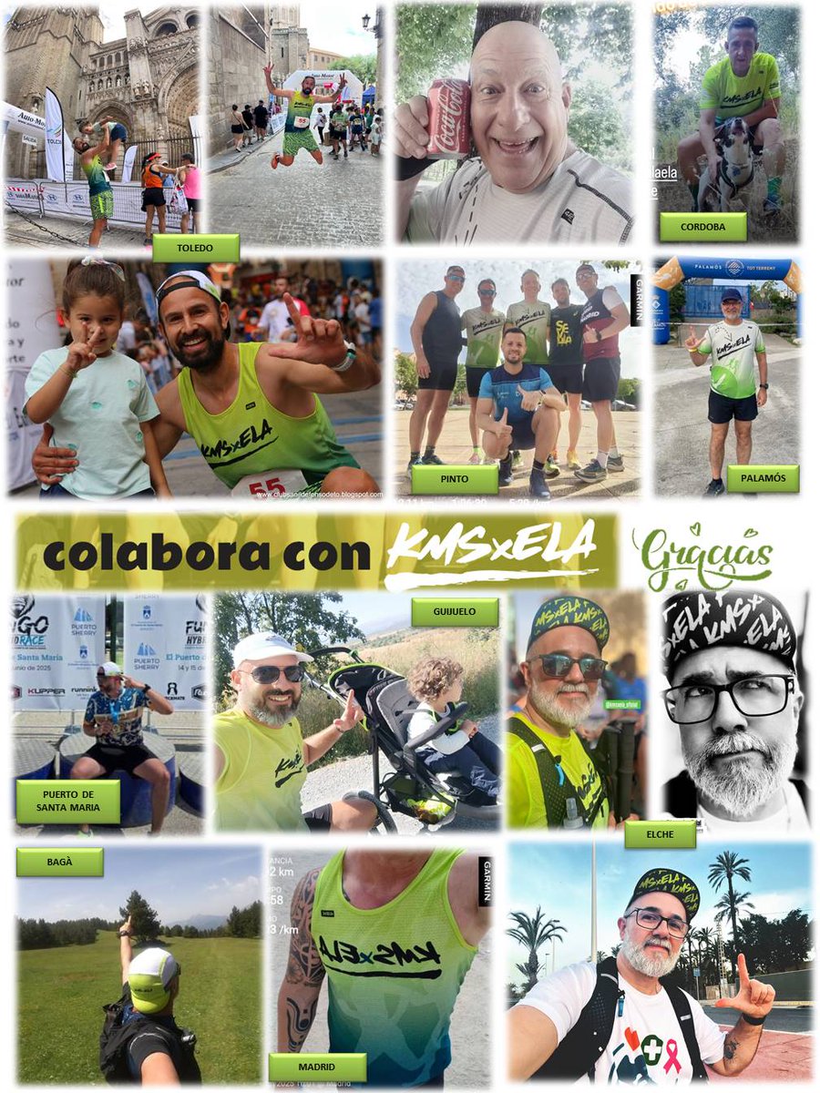 Ah! Y si el calor no hace mella y podemos seguir sumando como todas las semanas, esta semana podemos llegar a los 15.000.000 #KMSxELA recorridos 🥳

¡UNA PASADA!