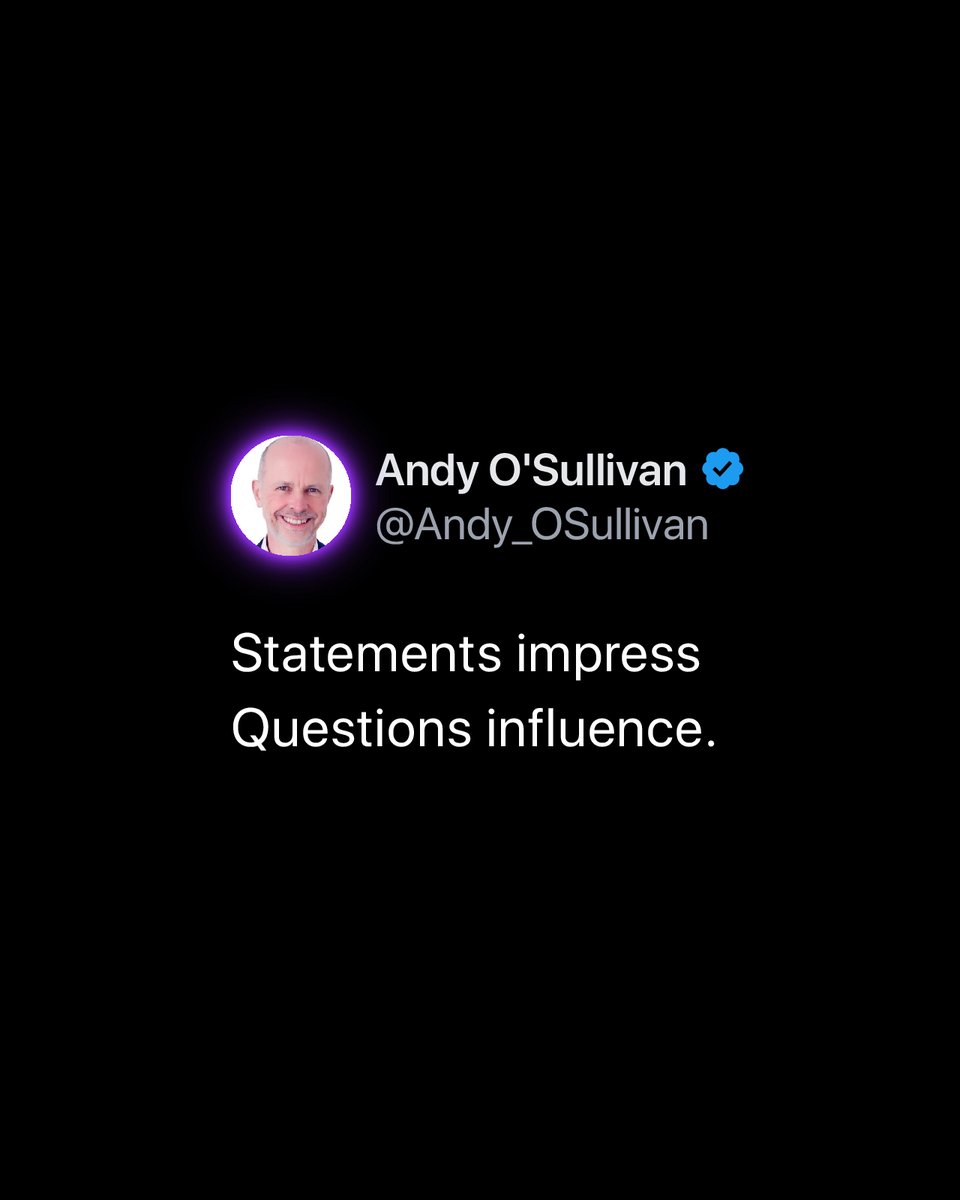 Influence starts with the questions you ask, not the statements you rehearse.
Master the art of asking what others won’t.
That’s where power lives.

Speak up. Stand out. Succeed. Free tips &amp; tools 👉 speaker.chat/hub

#PublicSpeaking #ExecutivePresence #CareerAdvancement