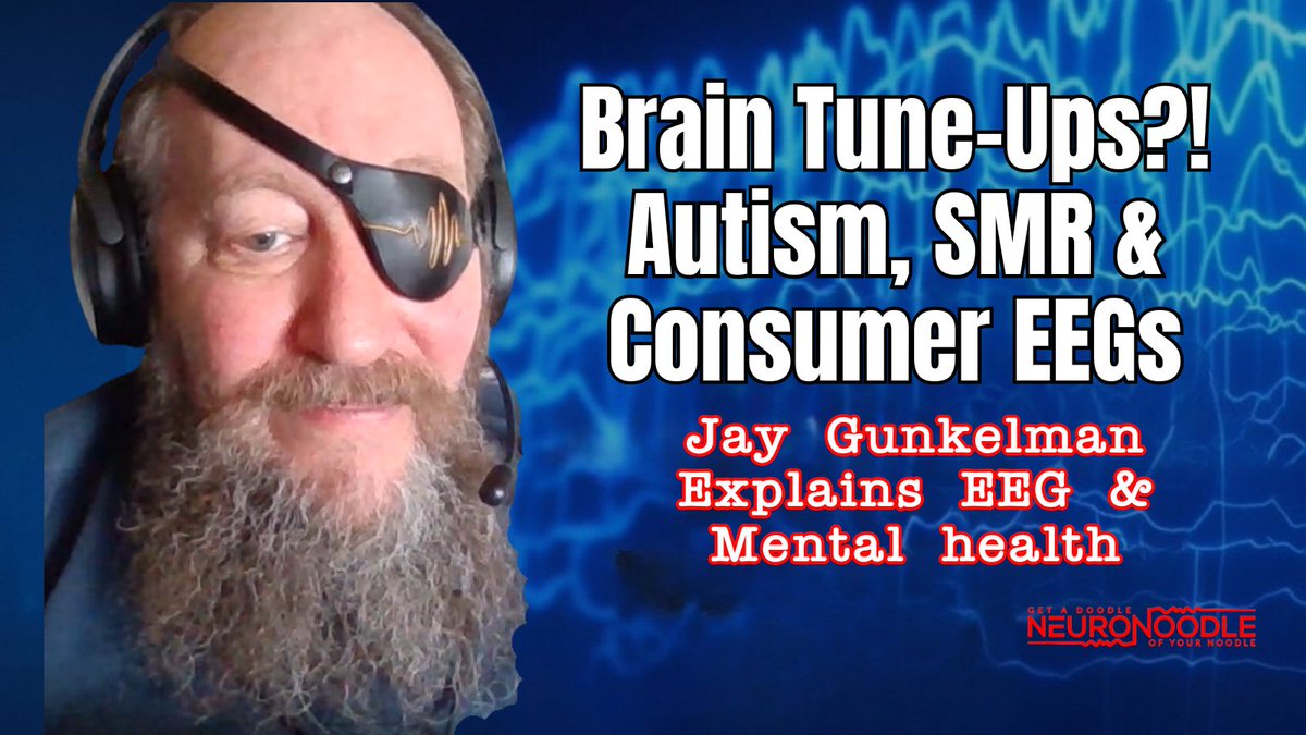 NeuroNoodle (@neuronoodle1) on Twitter photo 🧠 Brain Tune-Ups?! Autism, SMR sleep training & consumer EEGs — how do they connect?
Jay Gunkelman breaks it down in this week’s NeuroNoodle Podcast 🎙️ 📺 Watch: youtu.be/BHzVUgtkTMs?si…
#Neurofeedback #EEG #BrainHealth #Autism 🧠 Brain Tune-Ups?! Autism, SMR sleep training & consumer EEGs — how do they connect?
Jay Gunkelman breaks it down in this week’s NeuroNoodle Podcast 🎙️ 📺 Watch: youtu.be/BHzVUgtkTMs?si…
#Neurofeedback #EEG #BrainHealth #Autism