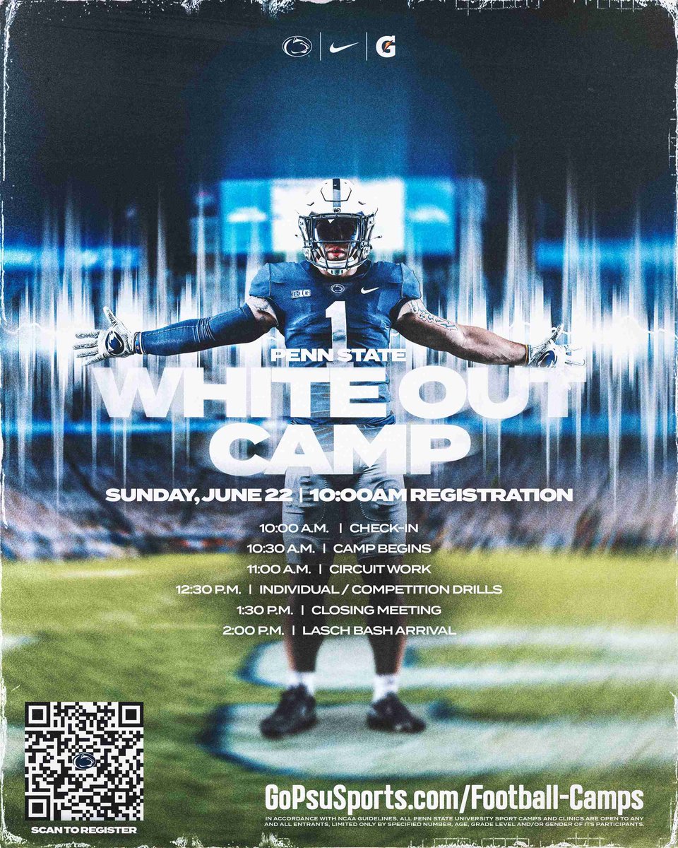 Thank you Penn state for the invite to the camp on June 22nd. I will be attending @coachnazPSU