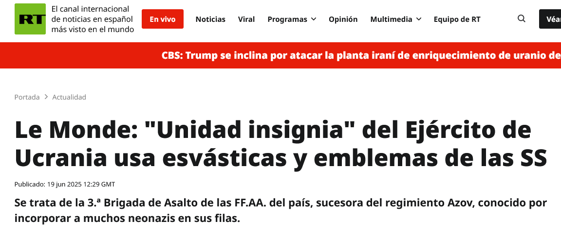 Mon Dieu! ¿Le Monde dando la razón a la 'propaganda rusa'? ¿Qué estará pasando? 🤔😅