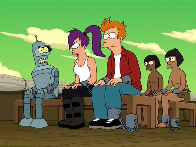 You know the worst thing about being a slave?

They make you work, but they don't pay you or let you go.

That's the only thing about being a slave!

#Futurama