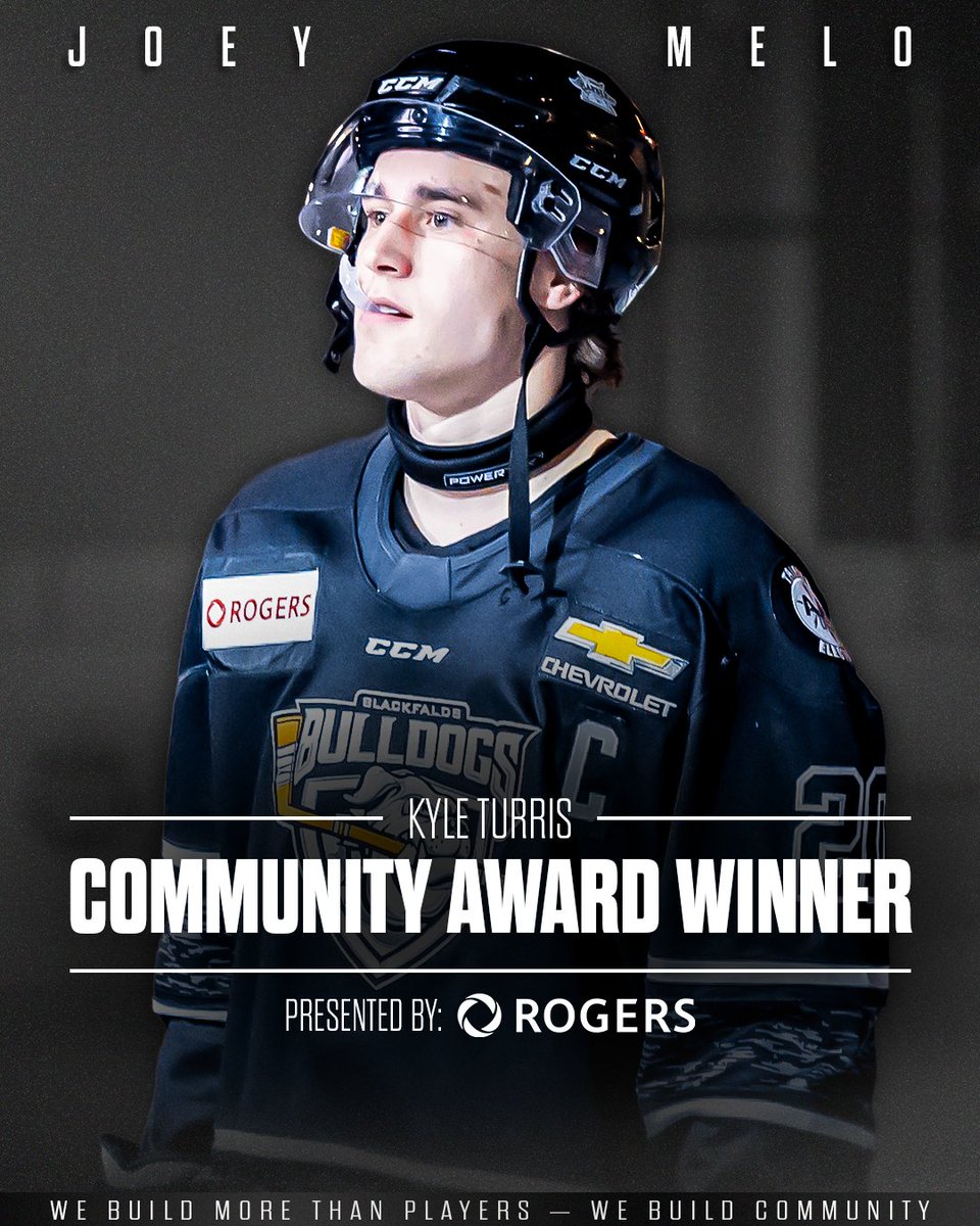 Congratulations to Joey Melo, who is a winner of the Kyle Turris Community Award presented by <a href="/Rogers/">Rogers</a>! 

The award is given to BCHL players who go above and beyond in their community.