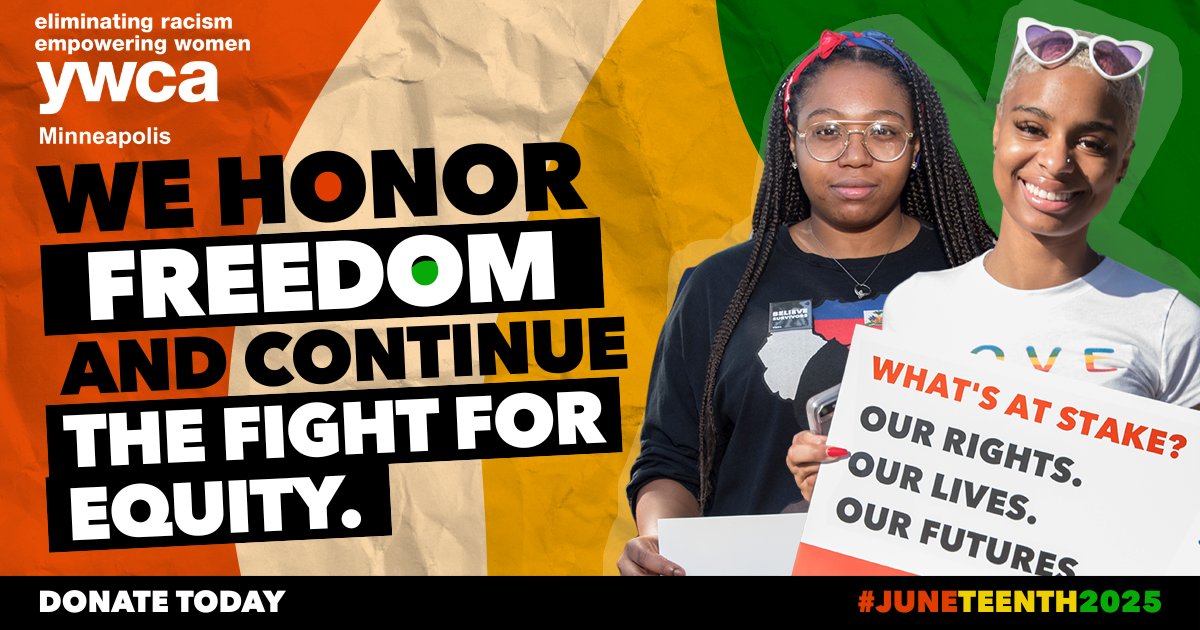 This #Juneteenth, we celebrate freedom—and continue the fight for justice. June 19, 1865, marked the end of slavery in Galveston, TX—two years after the Emancipation Proclamation.

In 2023, Minnesota made Juneteenth a state holiday. Let’s honor the past and push for #equity.