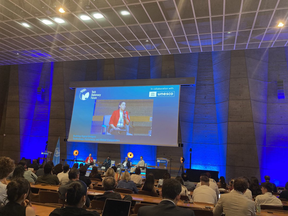 PaigeDonner's tweet image. The inaugural #techDiplomacy event @UNESCO @UNESCO_fr  co-organized by @WomenInTechOrg was stimulating, electrifying and stacked with global thought leaders across #tech #policy #politics and #culture 
Thank you!! 🙏🏼