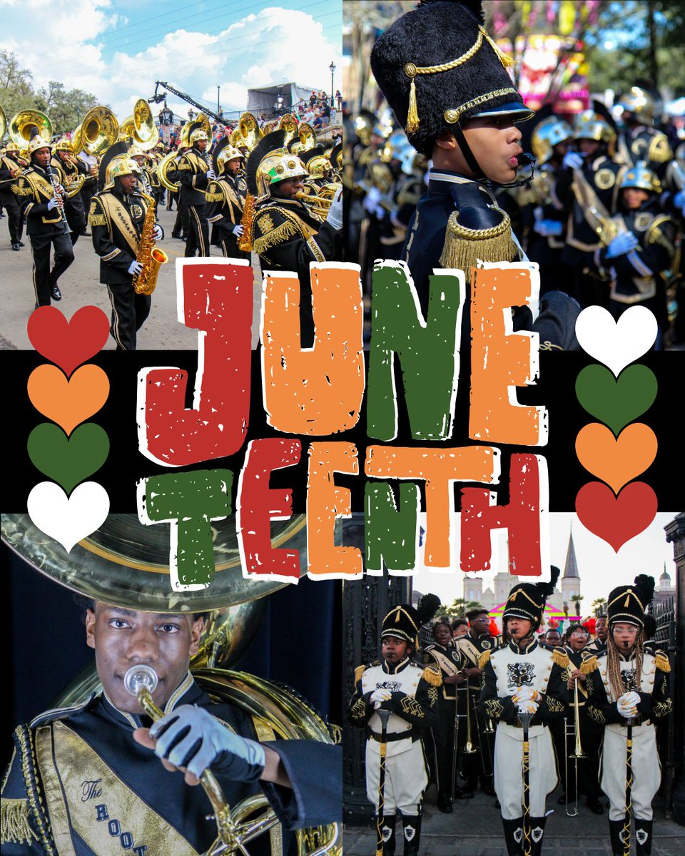 The students we serve are the future of our community and we want to honor them! From graduating our programs, to marching in parades, to performing across the country- our kids are superstars. Happy Juneteenth from The Roots of Music!