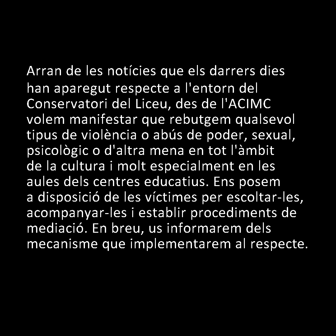 Associació Catalana d'Intèrprets de MúsicaClàssica (@acimc2) on Twitter photo 