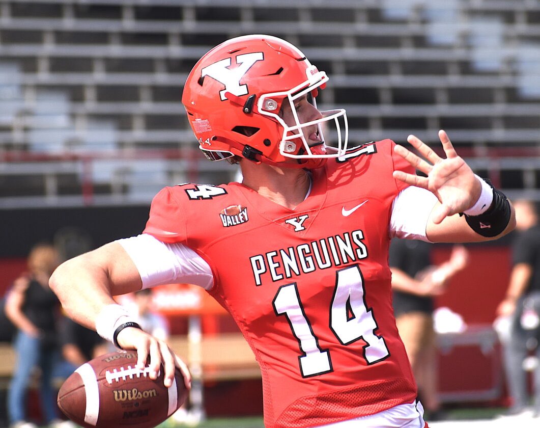 BodhiWolford's tweet image. After an amazing conversation with @Coach_Yurcich I am extremely blessed to have received my 🔟th D1 Offer to @ysufootball!!! Huge thanks to Coach Yurcich and the rest of the staff!

@ironmenfb @AllenTrieu @BradMaendler @1coachshep @fbcoachdp